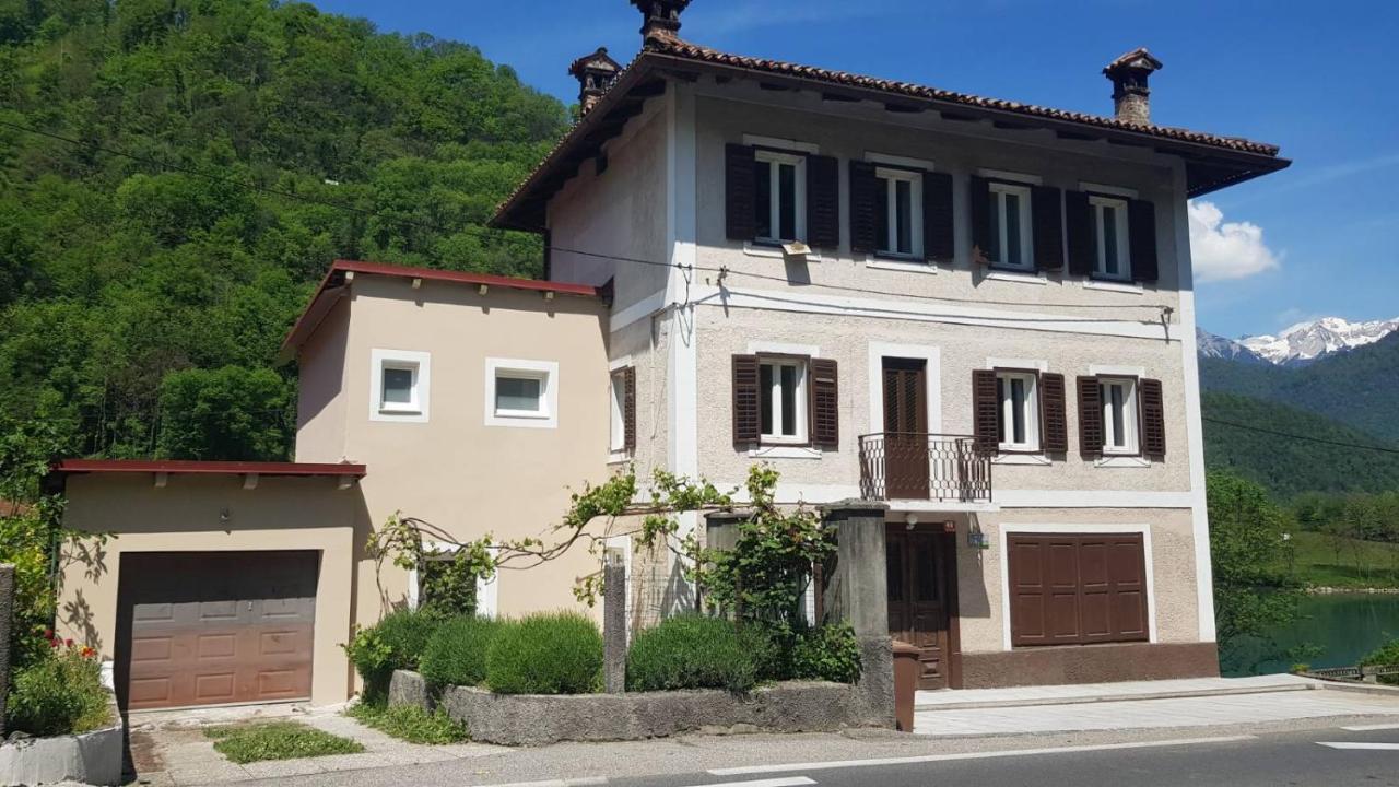 House By The Lake Most Na Soci Bagian luar foto
